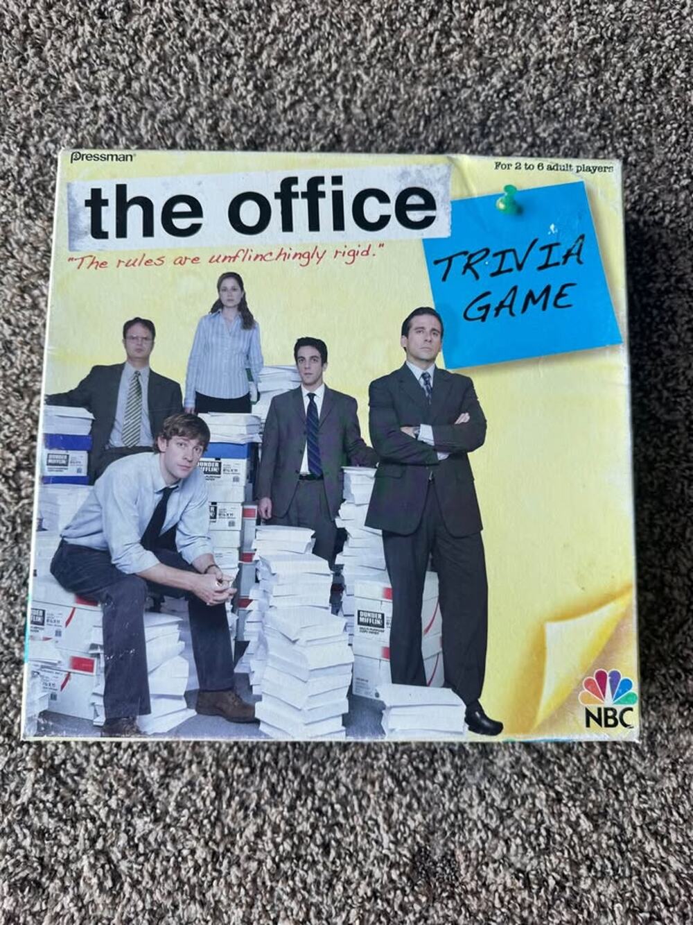The Office Trivia Game Pressman NBC TV Show Party Board Game